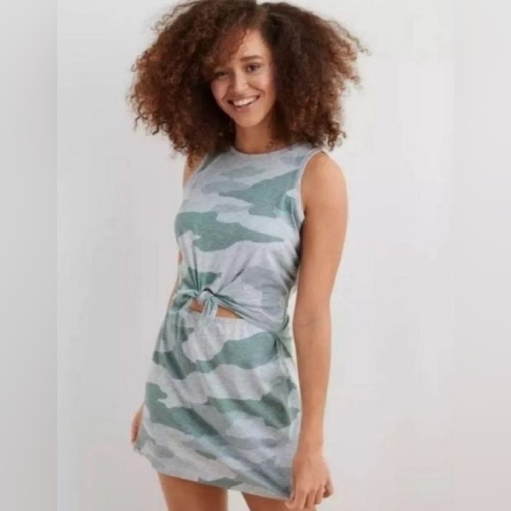 Aerie camo sundress - MEDIUM